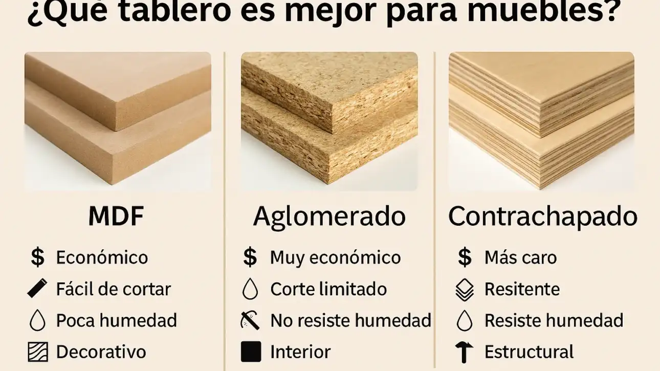 mejor tablero para muebles